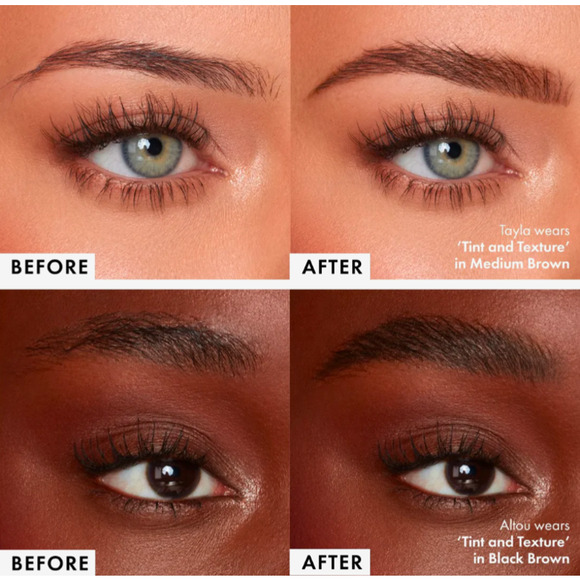 ICONIC London Tint & Texture Brow Perfection Gel (Chestnut Brown) NIB - Picture 5 of 7